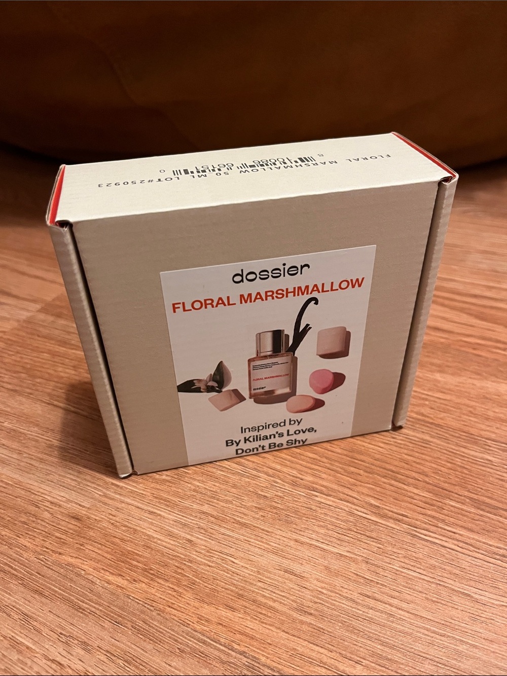 dossier Floral Marshmallow Fragrance - Light Pink & Cream Packaging